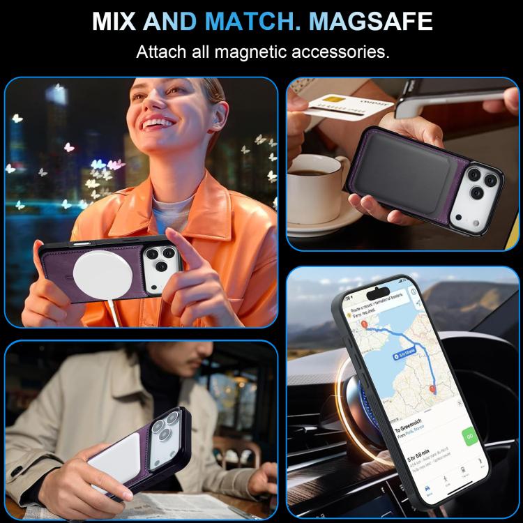 For iPhone 17 Pro LC.IMEEKE L6 Series MagSafe Magnetic Phone Case