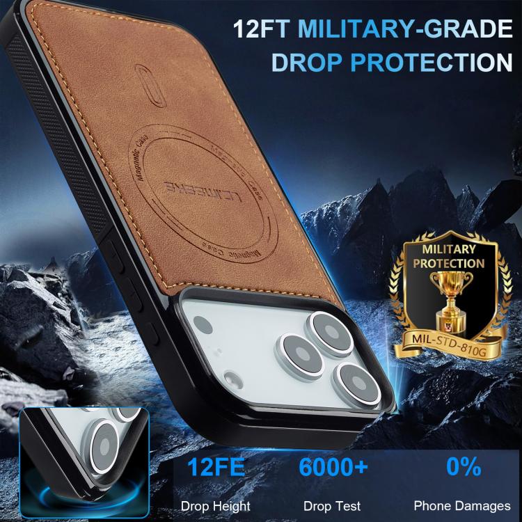 For iPhone 17 Pro LC.IMEEKE L6 Series MagSafe Magnetic Phone Case