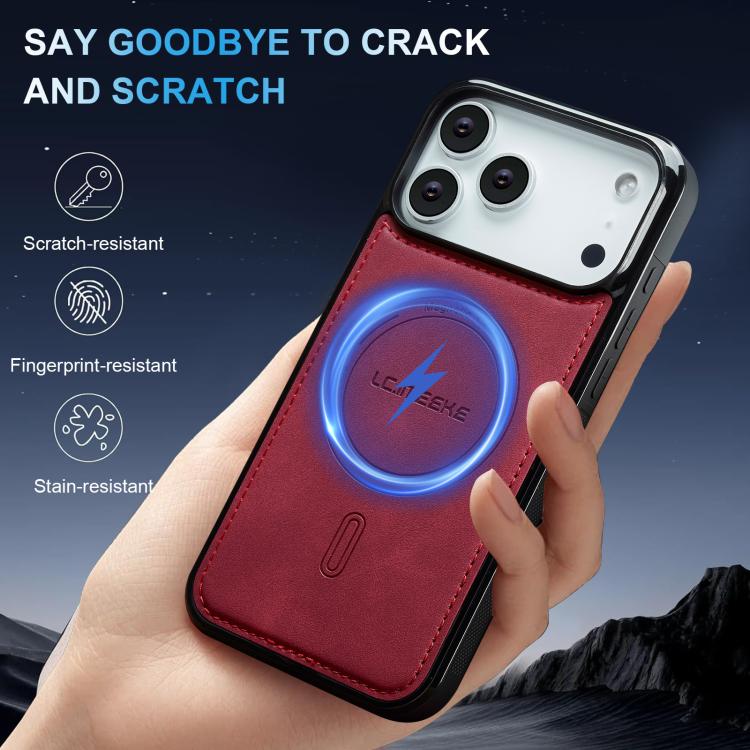 For iPhone 17 Pro LC.IMEEKE L6 Series MagSafe Magnetic Phone Case