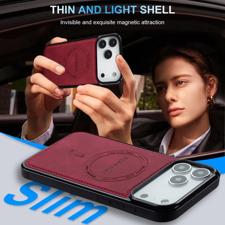 For iPhone 17 Pro LC.IMEEKE L6 Series MagSafe Magnetic Phone Case