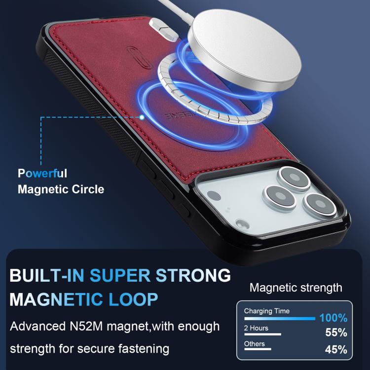 For iPhone 17 Pro LC.IMEEKE L6 Series MagSafe Magnetic Phone Case
