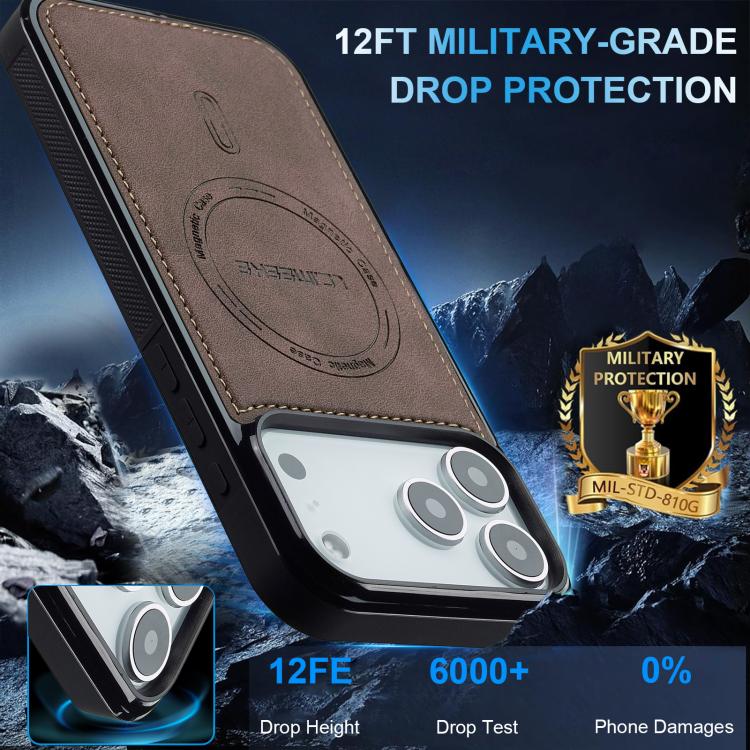 For iPhone 17 Pro LC.IMEEKE L6 Series MagSafe Magnetic Phone Case