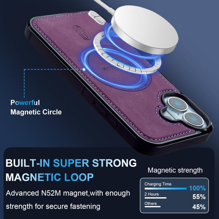 For iPhone 16 Plus LC.IMEEKE L6 Series MagSafe Magnetic Phone Case