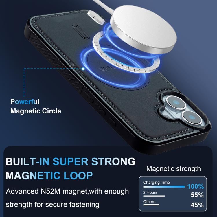 For iPhone 16 Plus LC.IMEEKE L6 Series MagSafe Magnetic Phone Case