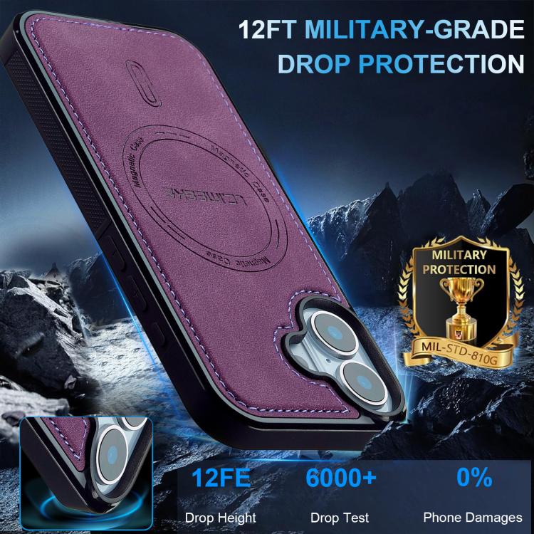 For iPhone 16 LC.IMEEKE L6 Series MagSafe Magnetic Phone Case