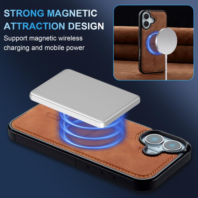 For iPhone 16 LC.IMEEKE L6 Series MagSafe Magnetic Phone Case