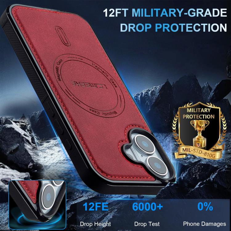 For iPhone 16 LC.IMEEKE L6 Series MagSafe Magnetic Phone Case