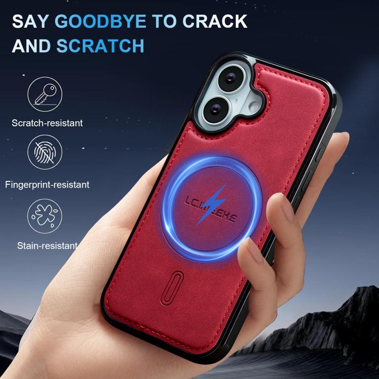 For iPhone 16 LC.IMEEKE L6 Series MagSafe Magnetic Phone Case
