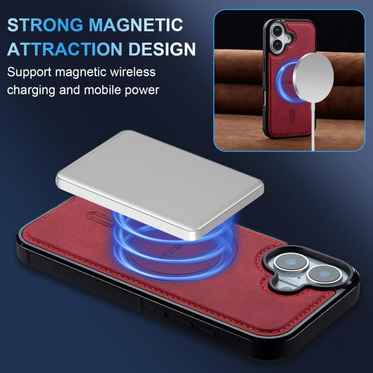 For iPhone 16 LC.IMEEKE L6 Series MagSafe Magnetic Phone Case