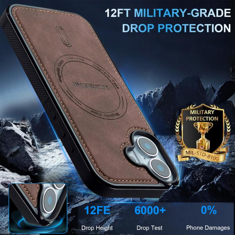 For iPhone 16 LC.IMEEKE L6 Series MagSafe Magnetic Phone Case