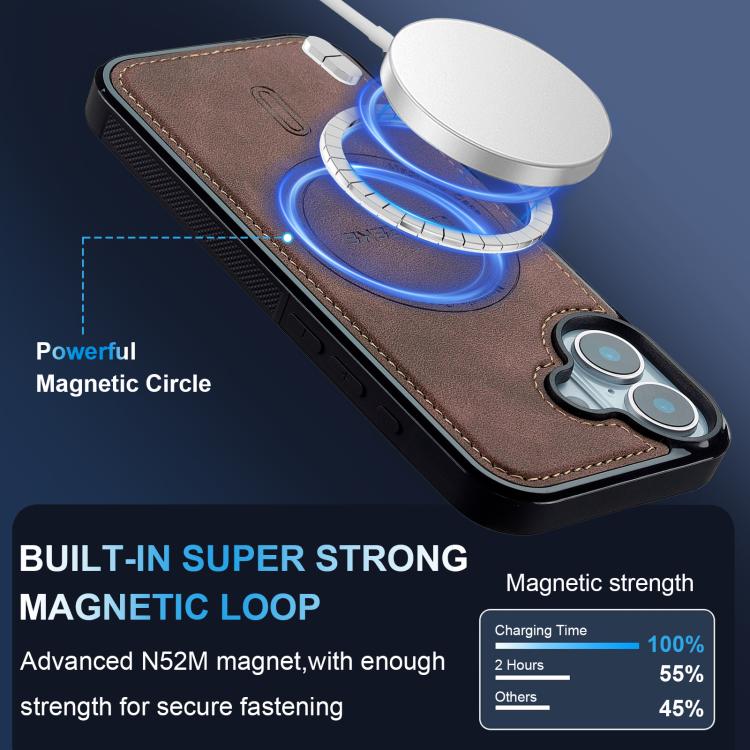 For iPhone 16 LC.IMEEKE L6 Series MagSafe Magnetic Phone Case