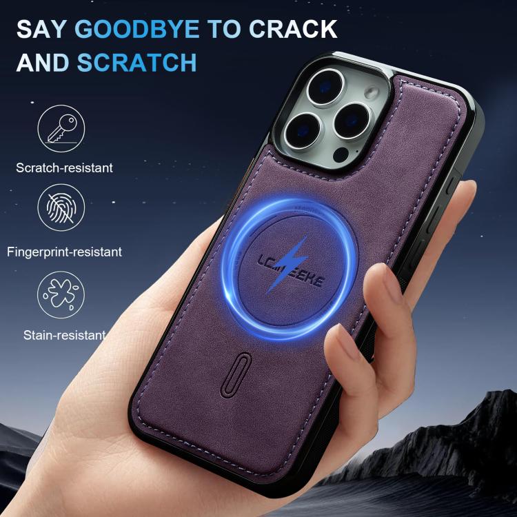 For iPhone 15 Pro Max LC.IMEEKE L6 Series MagSafe Magnetic Phone Case