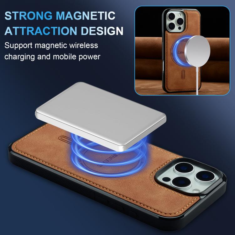 For iPhone 15 Pro Max LC.IMEEKE L6 Series MagSafe Magnetic Phone Case