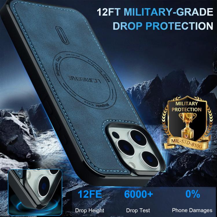 For iPhone 15 Pro Max LC.IMEEKE L6 Series MagSafe Magnetic Phone Case
