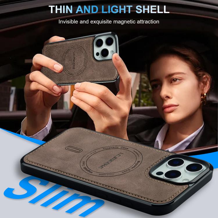 For iPhone 15 Pro Max LC.IMEEKE L6 Series MagSafe Magnetic Phone Case