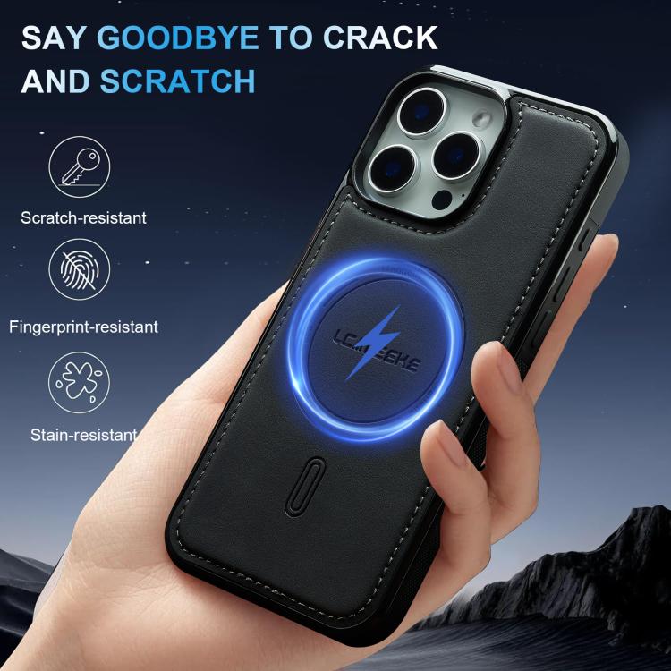 For iPhone 14 Pro Max LC.IMEEKE L6 Series MagSafe Magnetic Phone Case