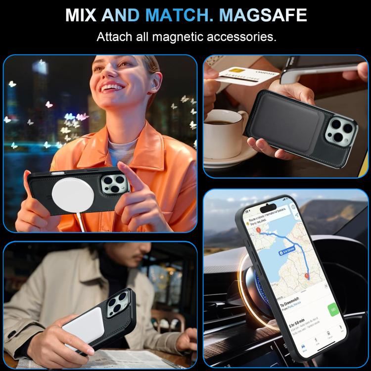 For iPhone 14 Pro Max LC.IMEEKE L6 Series MagSafe Magnetic Phone Case