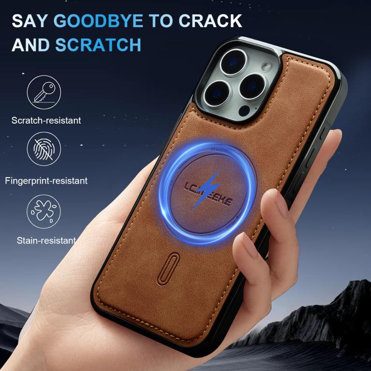 For iPhone 14 Pro Max LC.IMEEKE L6 Series MagSafe Magnetic Phone Case