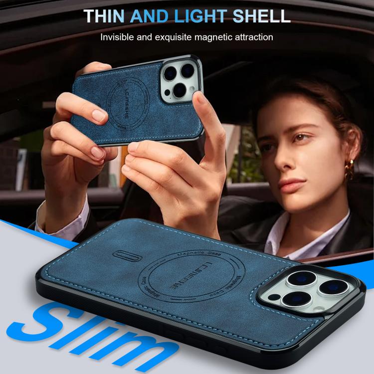For iPhone 14 Pro Max LC.IMEEKE L6 Series MagSafe Magnetic Phone Case