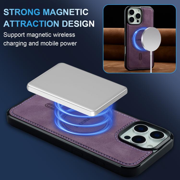 For iPhone 14 Pro LC.IMEEKE L6 Series MagSafe Magnetic Phone Case