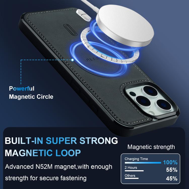 For iPhone 14 Pro LC.IMEEKE L6 Series MagSafe Magnetic Phone Case