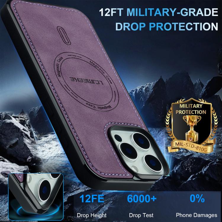 For iPhone 13 Pro Max LC.IMEEKE L6 Series MagSafe Magnetic Phone Case