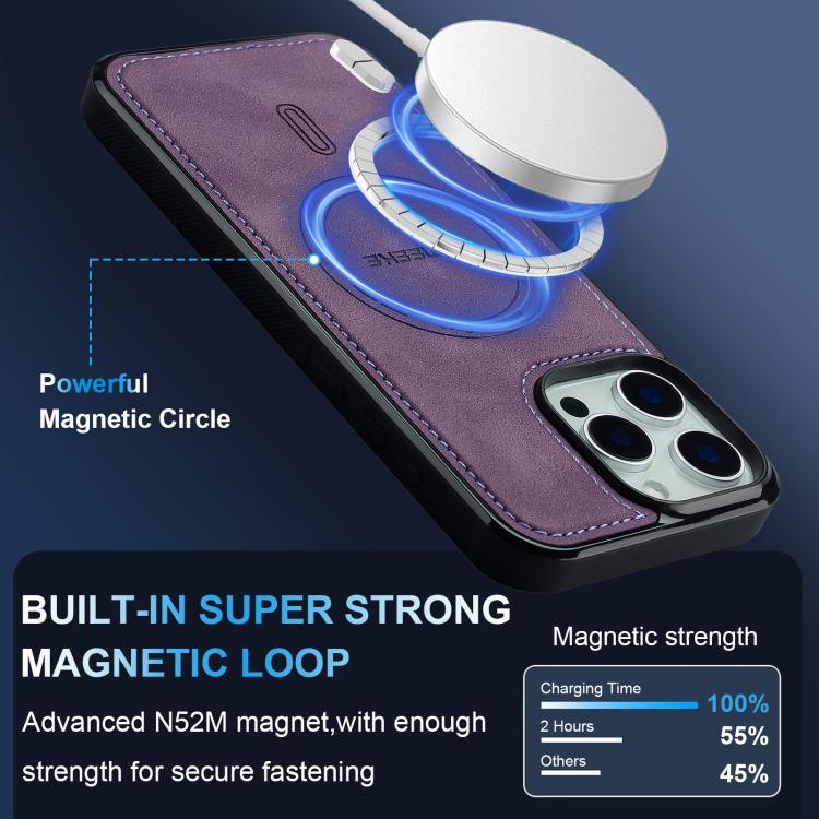 For iPhone 13 Pro Max LC.IMEEKE L6 Series MagSafe Magnetic Phone Case