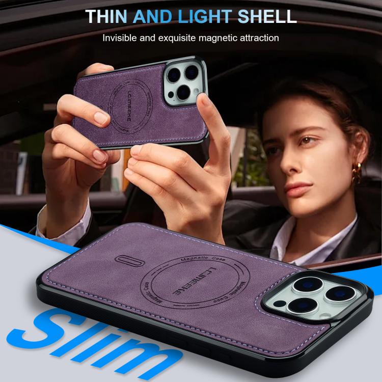 For iPhone 13 Pro LC.IMEEKE L6 Series MagSafe Magnetic Phone Case