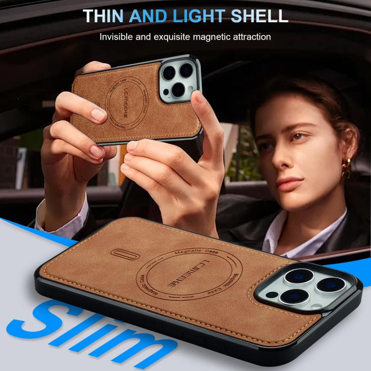For iPhone 13 Pro LC.IMEEKE L6 Series MagSafe Magnetic Phone Case