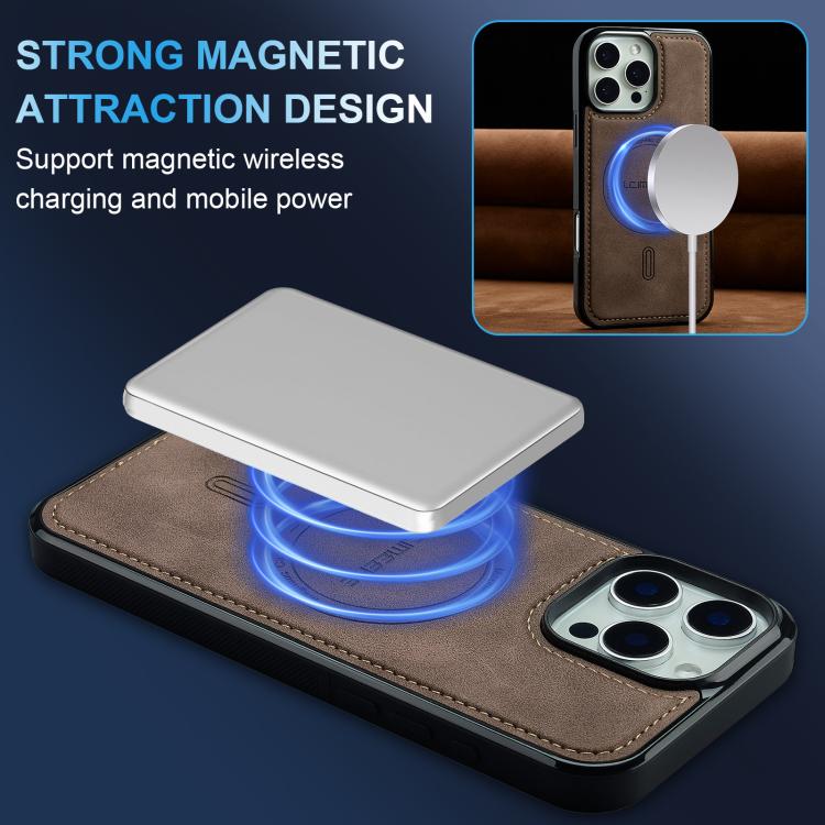 For iPhone 13 Pro LC.IMEEKE L6 Series MagSafe Magnetic Phone Case