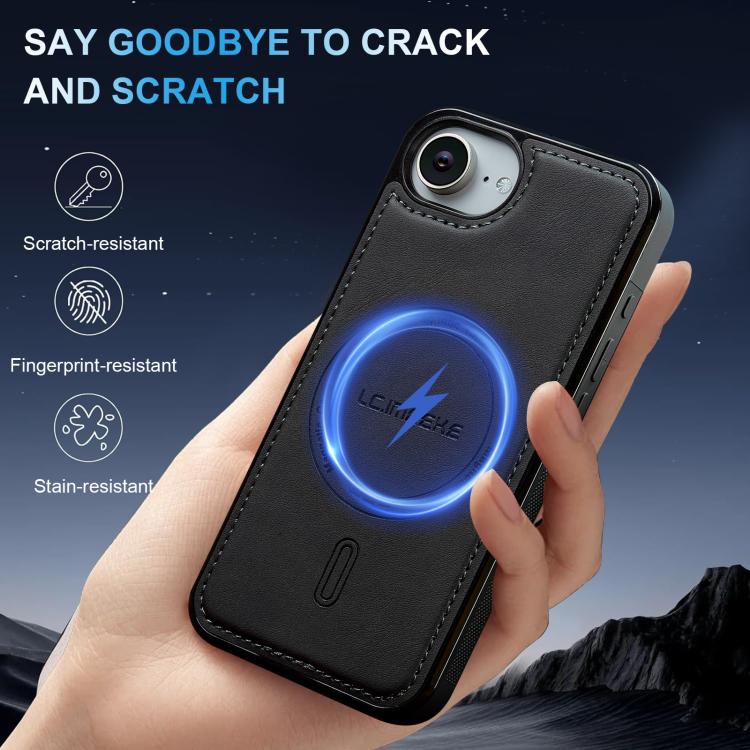 For iPhone 17e / 16e LC.IMEEKE L6 Series MagSafe Magnetic Phone Case