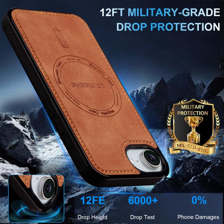 For iPhone 17e / 16e LC.IMEEKE L6 Series MagSafe Magnetic Phone Case