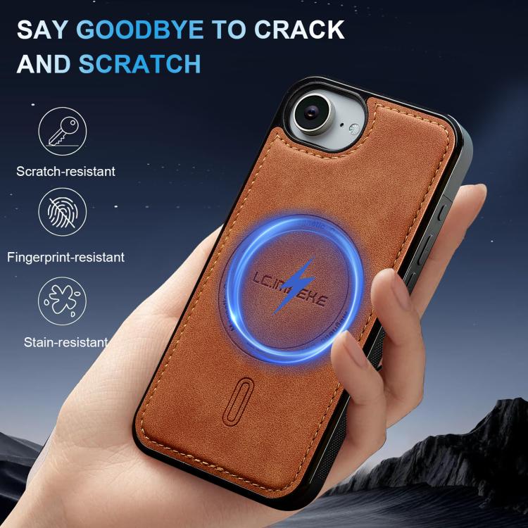 For iPhone 17e / 16e LC.IMEEKE L6 Series MagSafe Magnetic Phone Case