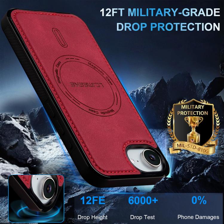 For iPhone 17e / 16e LC.IMEEKE L6 Series MagSafe Magnetic Phone Case