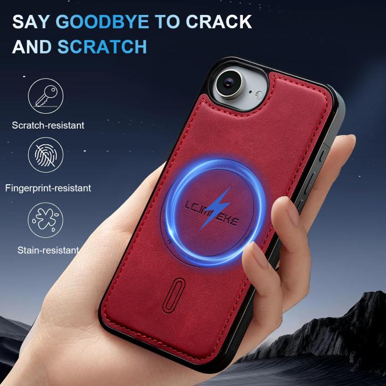 For iPhone 17e / 16e LC.IMEEKE L6 Series MagSafe Magnetic Phone Case