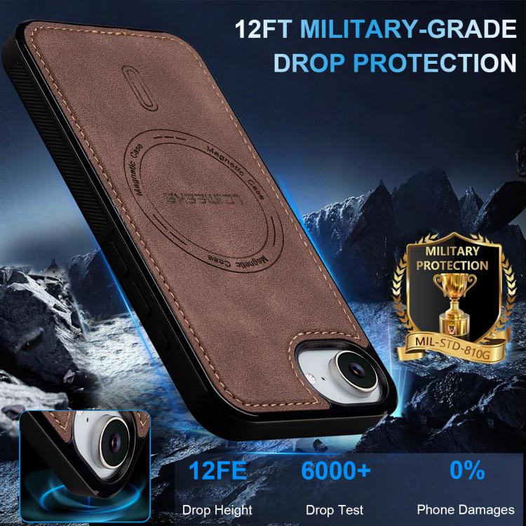 For iPhone 17e / 16e LC.IMEEKE L6 Series MagSafe Magnetic Phone Case
