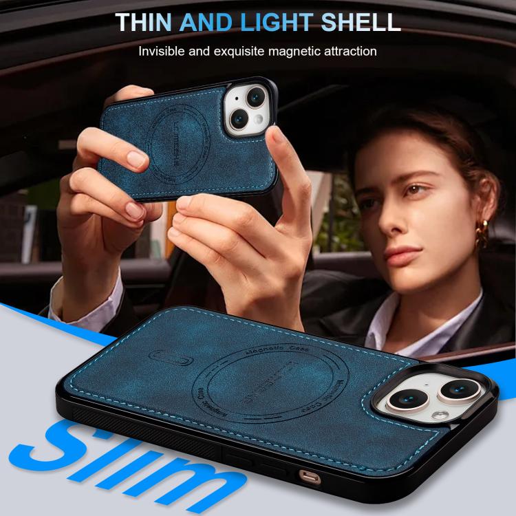 For iPhone 15 Plus LC.IMEEKE L6 Series MagSafe Magnetic Phone Case