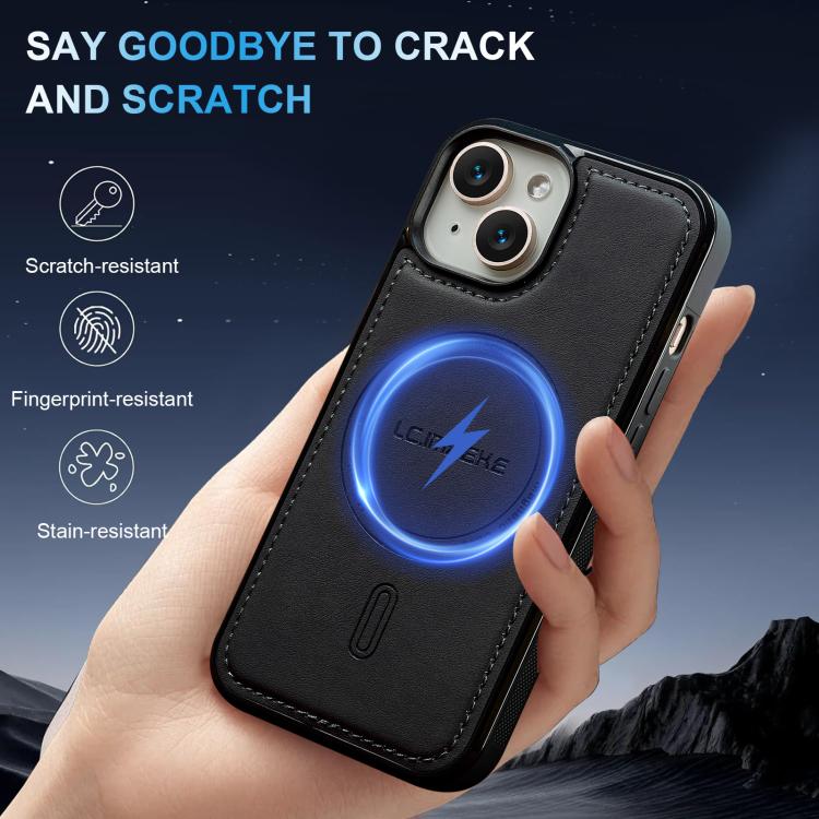 For iPhone 13 mini LC.IMEEKE L6 Series MagSafe Magnetic Phone Case