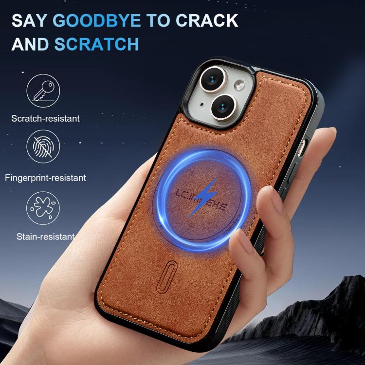 For iPhone 13 mini LC.IMEEKE L6 Series MagSafe Magnetic Phone Case