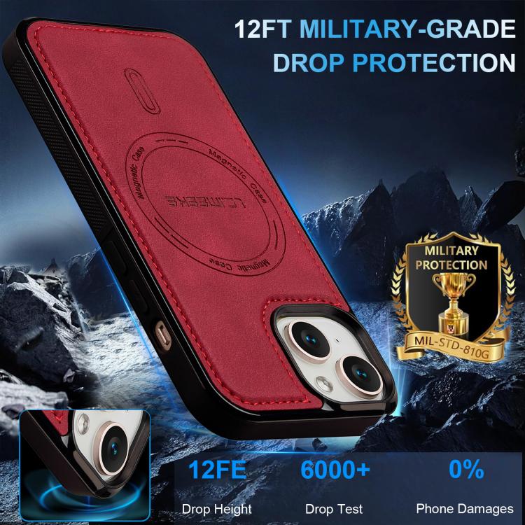 For iPhone 12 mini LC.IMEEKE L6 Series MagSafe Magnetic Phone Case