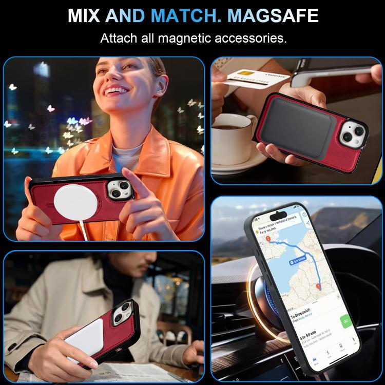 For iPhone 12 mini LC.IMEEKE L6 Series MagSafe Magnetic Phone Case