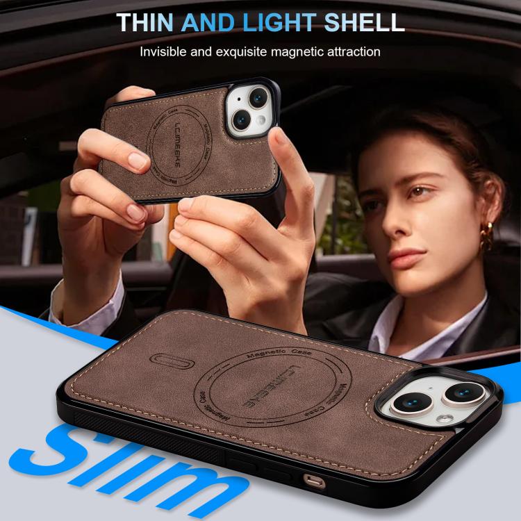 For iPhone 12 mini LC.IMEEKE L6 Series MagSafe Magnetic Phone Case