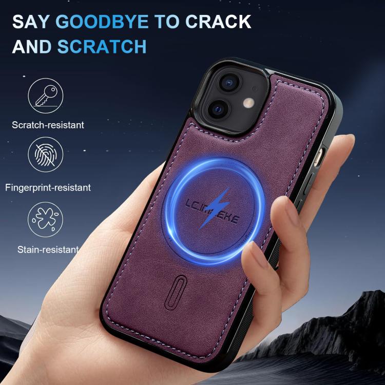 For iPhone 12 / 12 Pro LC.IMEEKE L6 Series MagSafe Magnetic Phone Case
