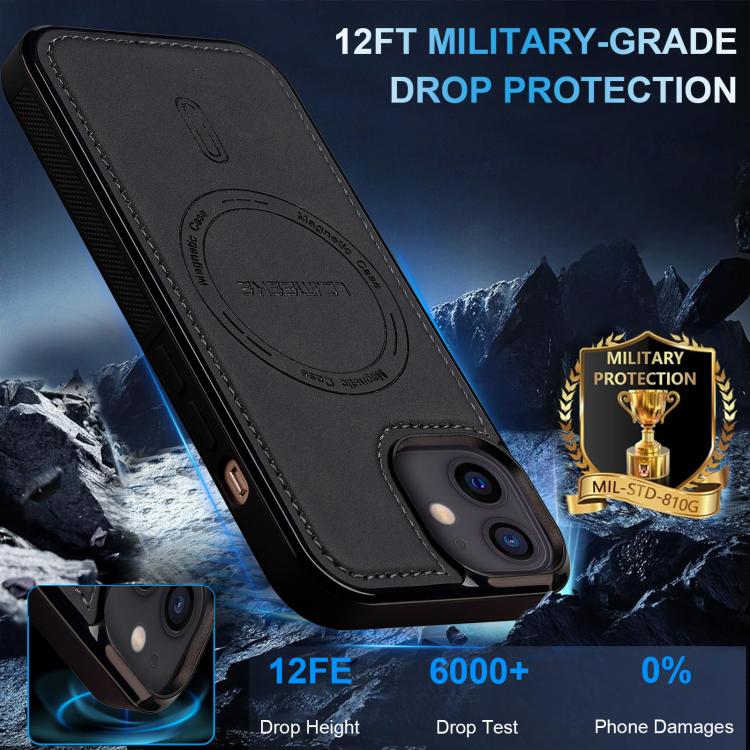 For iPhone 12 / 12 Pro LC.IMEEKE L6 Series MagSafe Magnetic Phone Case