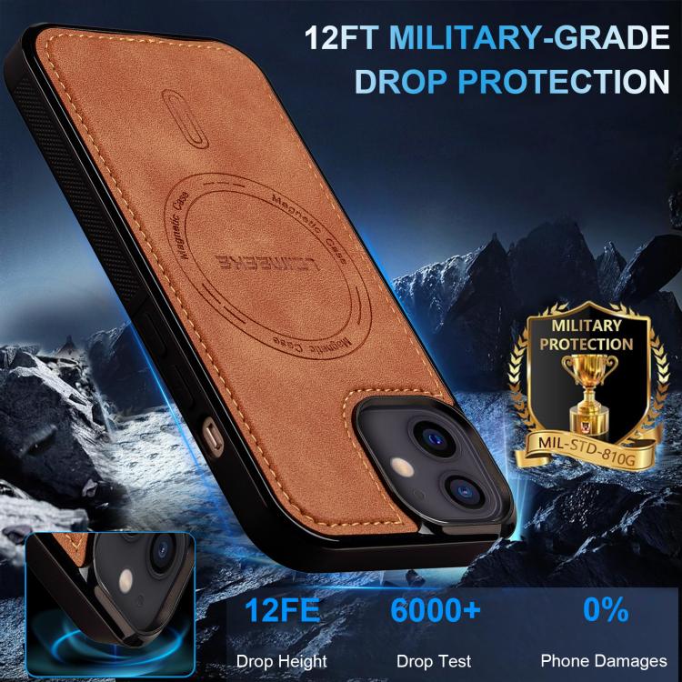 For iPhone 12 / 12 Pro LC.IMEEKE L6 Series MagSafe Magnetic Phone Case