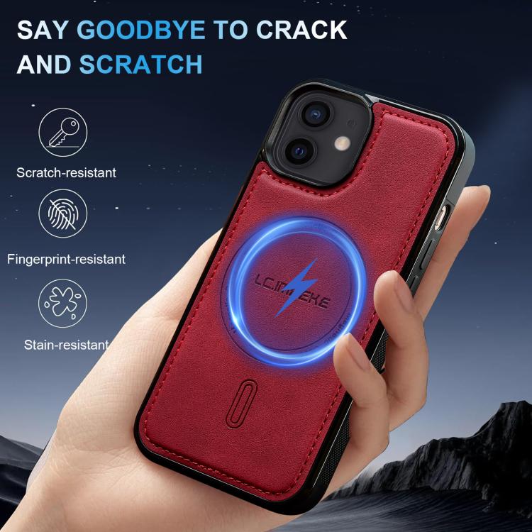 For iPhone 12 / 12 Pro LC.IMEEKE L6 Series MagSafe Magnetic Phone Case