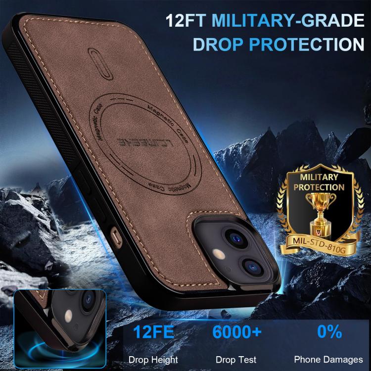 For iPhone 12 / 12 Pro LC.IMEEKE L6 Series MagSafe Magnetic Phone Case