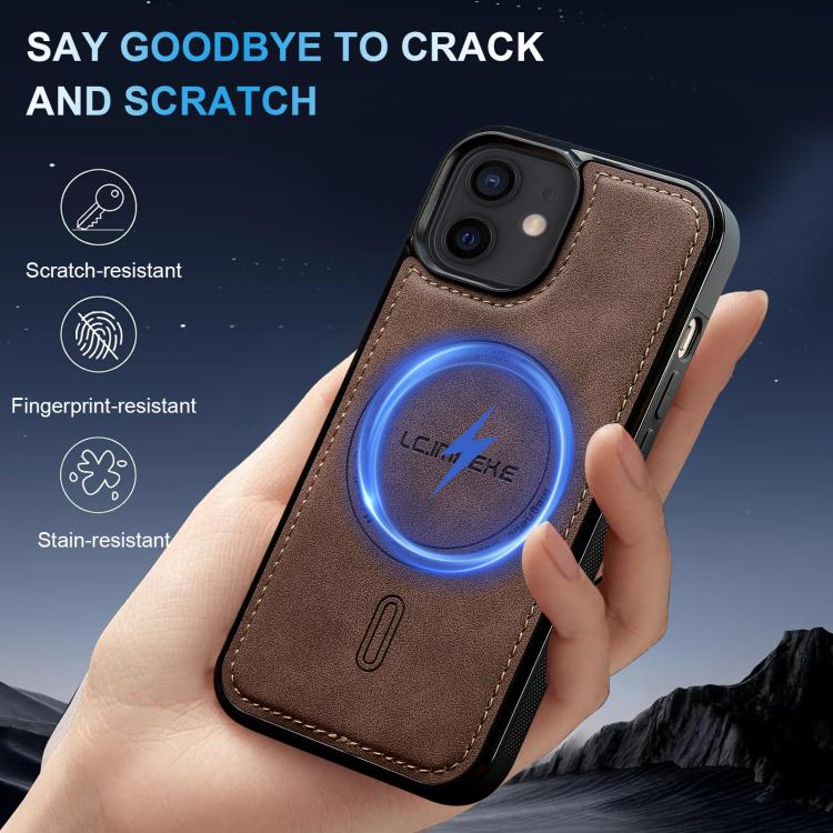 For iPhone 12 / 12 Pro LC.IMEEKE L6 Series MagSafe Magnetic Phone Case