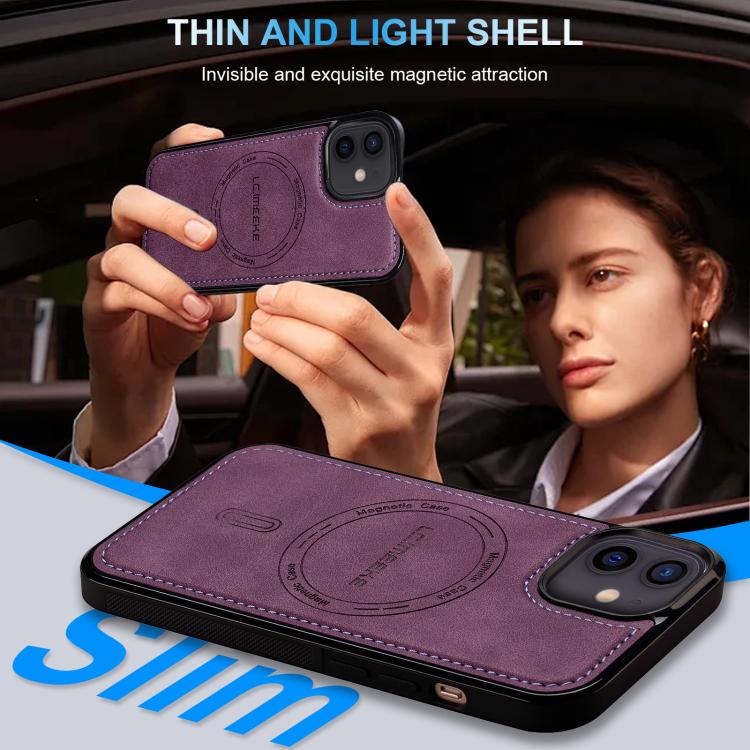 For iPhone 11 LC.IMEEKE L6 Series MagSafe Magnetic Phone Case