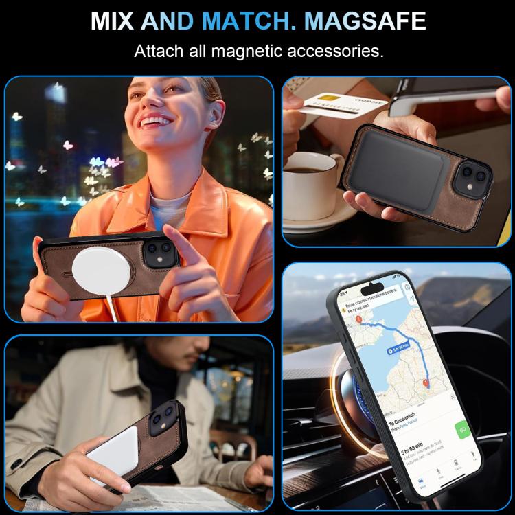 For iPhone 11 LC.IMEEKE L6 Series MagSafe Magnetic Phone Case
